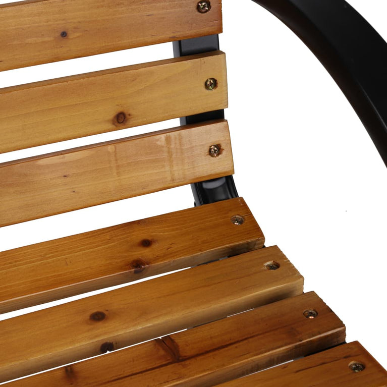 HI Parkbankje 122x60x81 cm bruin