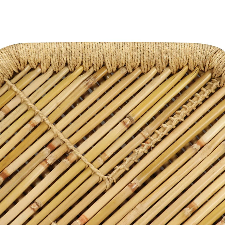 Salontafel achthoekig 60x60x45 cm bamboe