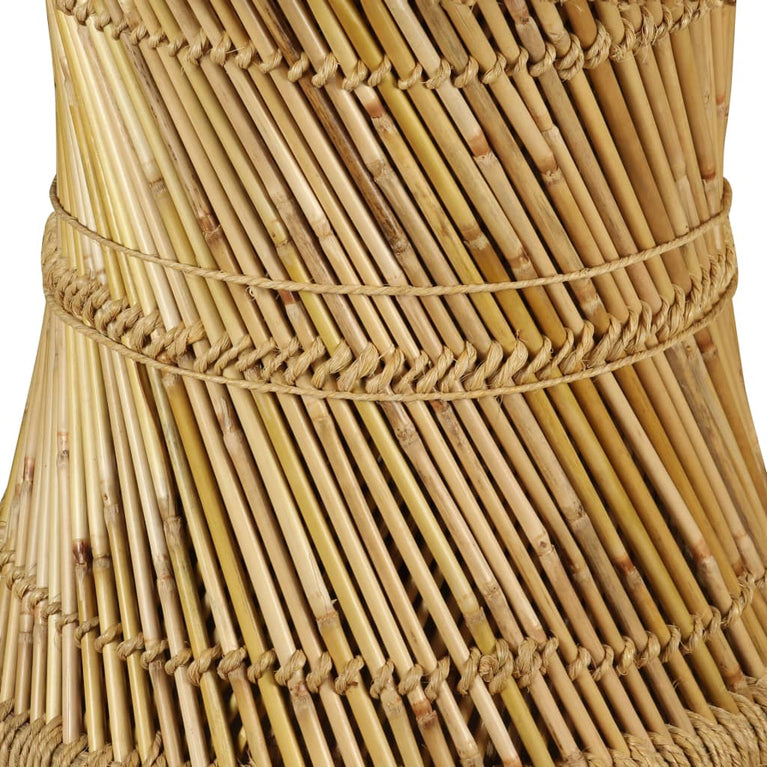 Salontafel achthoekig 60x60x45 cm bamboe