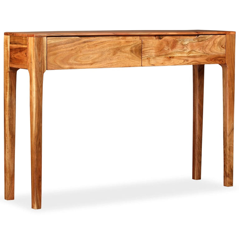 Wandtafel 118x30x80 cm massief hout