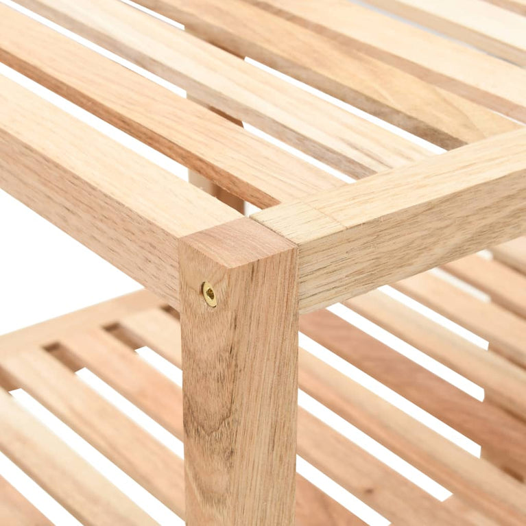 Badkamerrek 100x40x65 cm massief walnotenhout