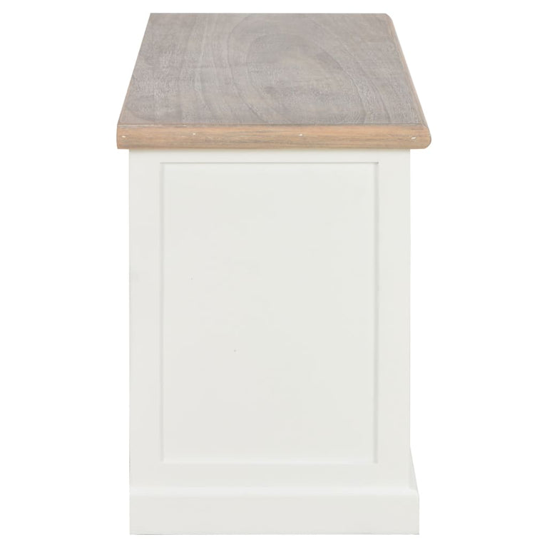 Tv-meubel 90x30x40 cm hout wit
