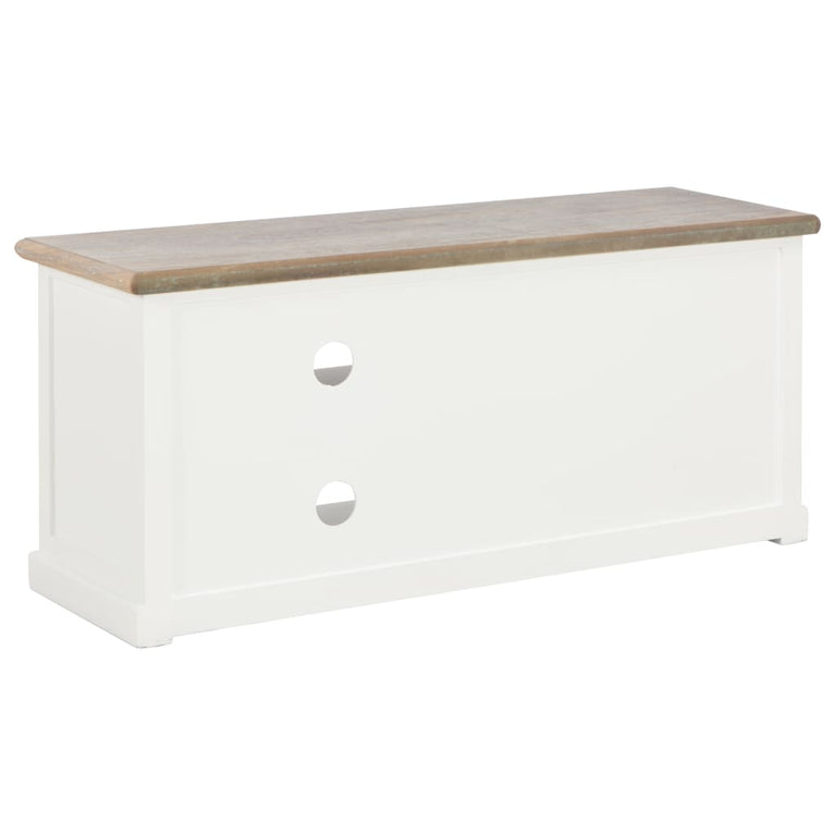 Tv-meubel 90x30x40 cm hout wit