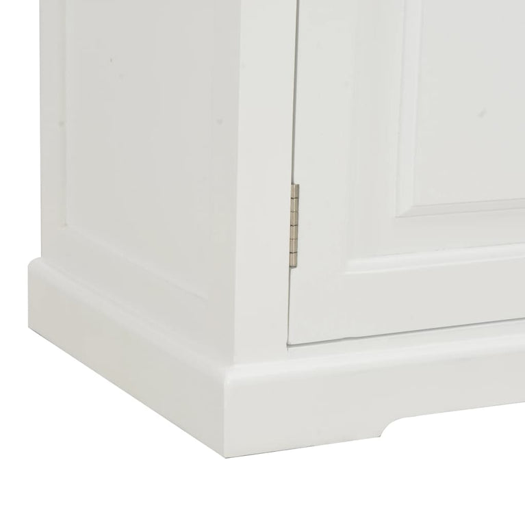 Tv-meubel 90x30x40 cm hout wit