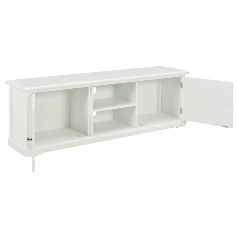 Tv-meubel 120x30x40 cm hout wit