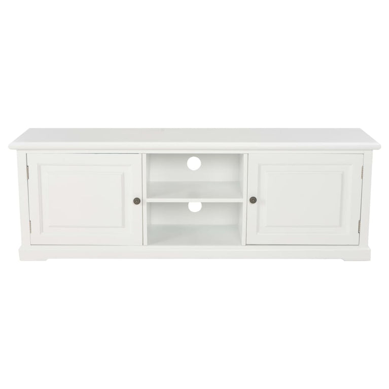 Tv-meubel 120x30x40 cm hout wit