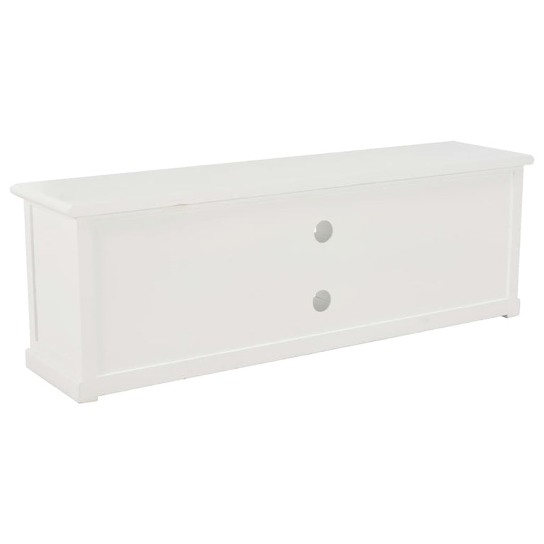 Tv-meubel 120x30x40 cm hout wit