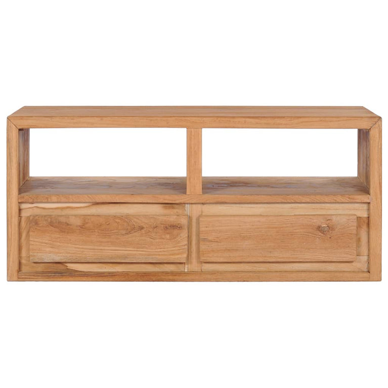 Tv-meubel 90x30x40 cm massief teakhout