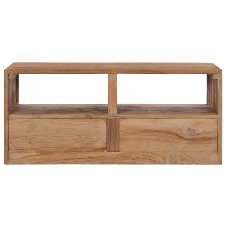 Tv-meubel 90x30x40 cm massief teakhout