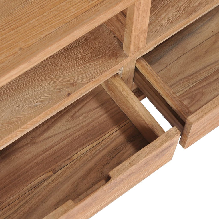 Tv-meubel 90x30x40 cm massief teakhout