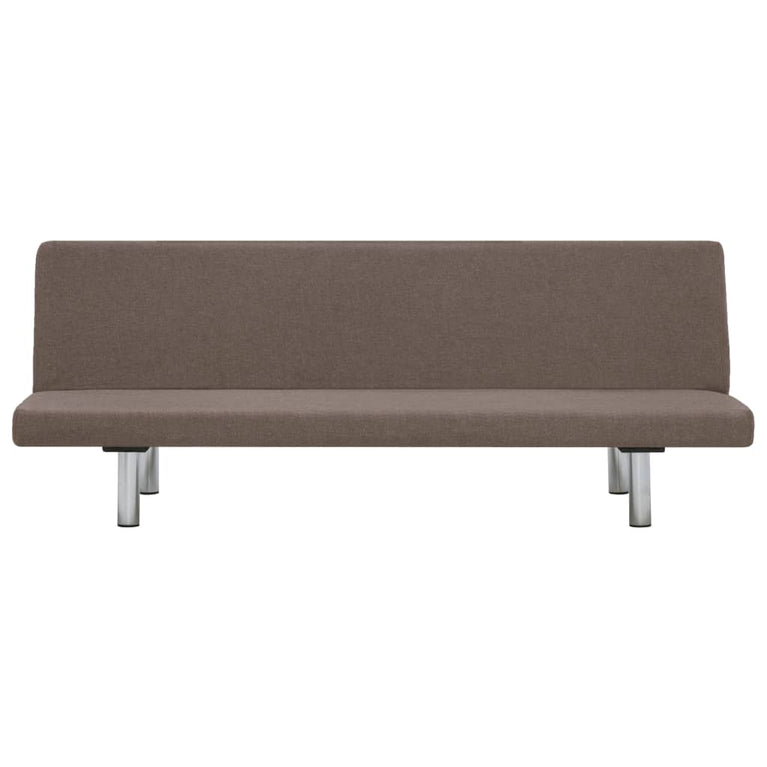 Slaapbank polyester taupe