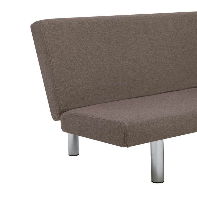 Slaapbank polyester taupe