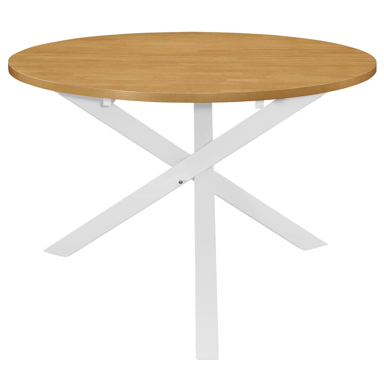 5-delige Eethoek MDF wit