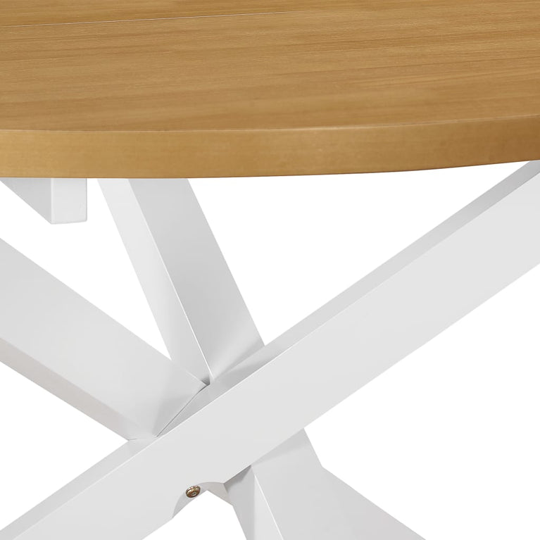 5-delige Eethoek MDF wit