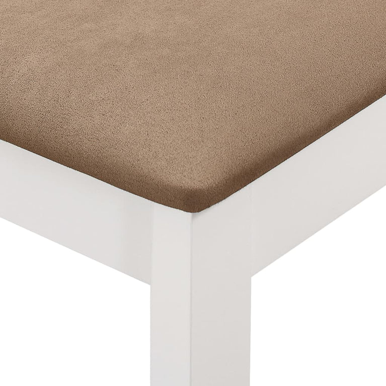 5-delige Eethoek MDF wit