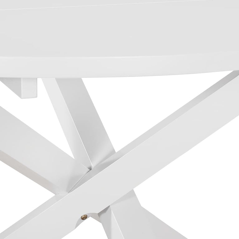 5-delige Eethoek MDF wit