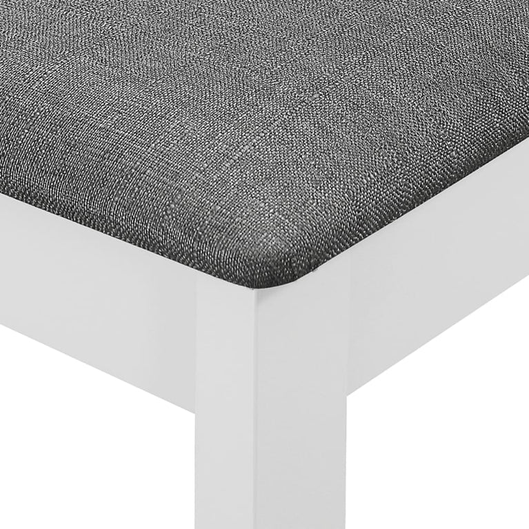 5-delige Eethoek MDF wit