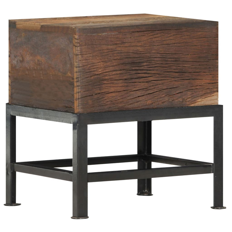 Kruk 35x35x40 cm massief gerecycled hout