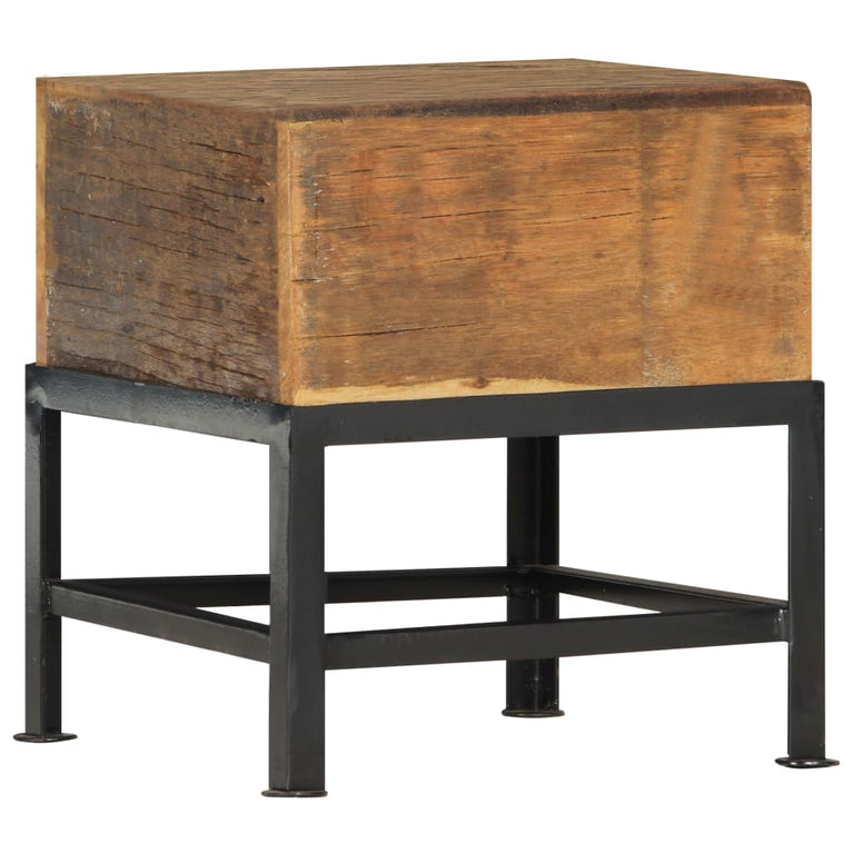 Kruk 35x35x40 cm massief gerecycled hout