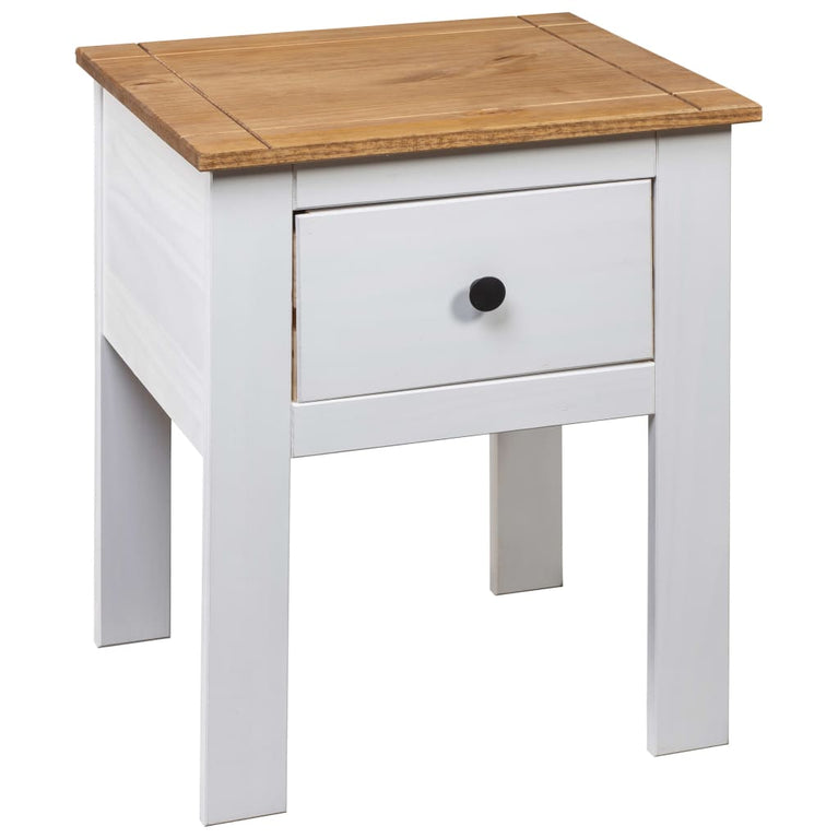 Nachtkastje Panama Range 46x40x57 cm grenenhout wit