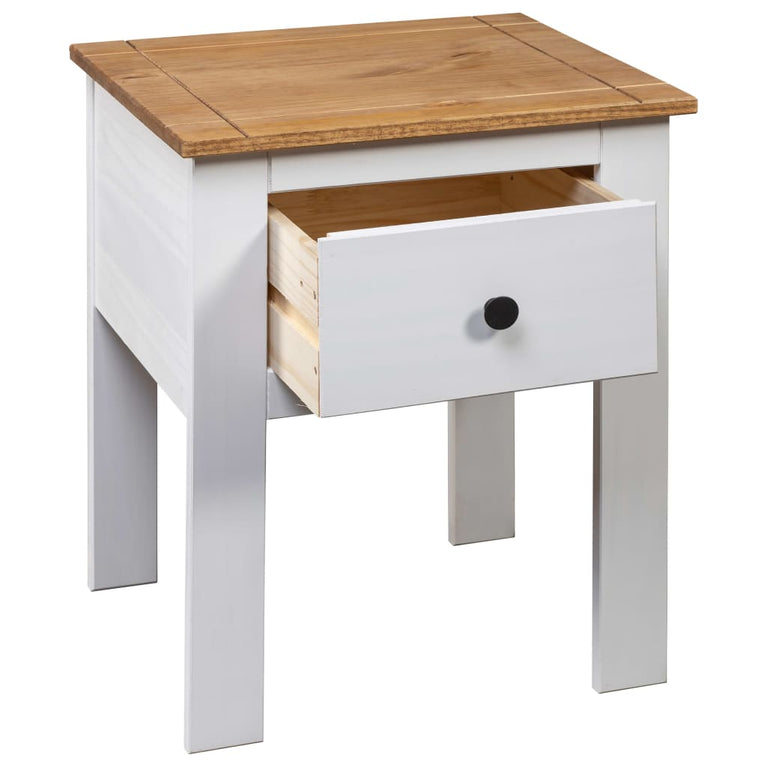 Nachtkastje Panama Range 46x40x57 cm grenenhout wit