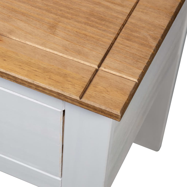 Nachtkastje Panama Range 46x40x57 cm grenenhout wit