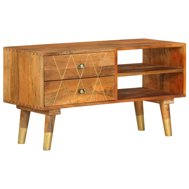 Tv-meubel 85x35x47 cm massief mangohout