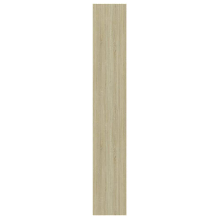Boekenkast met 5 schappen 60x30x189 cm spaanplaat sonoma eiken