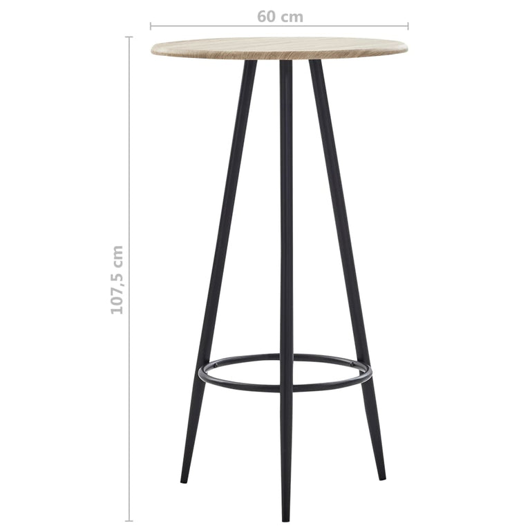 3-delige Barset stof zwart