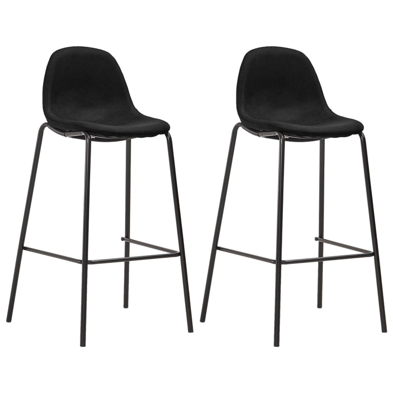 3-delige Barset stof zwart