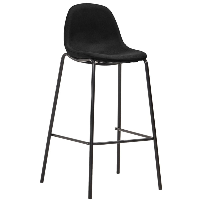 3-delige Barset stof zwart