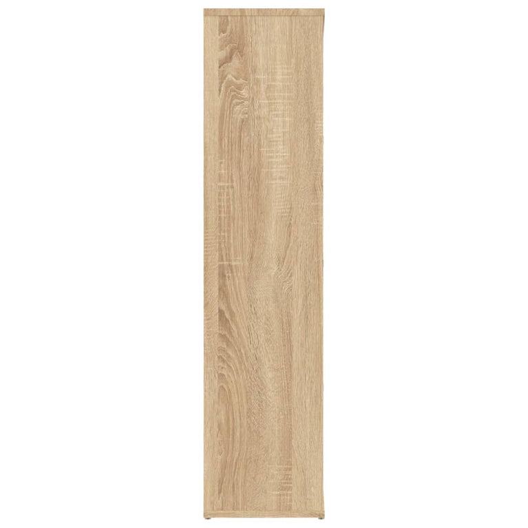Boekenkast 50x25x106 cm bewerkt hout sonoma eikenkleurig