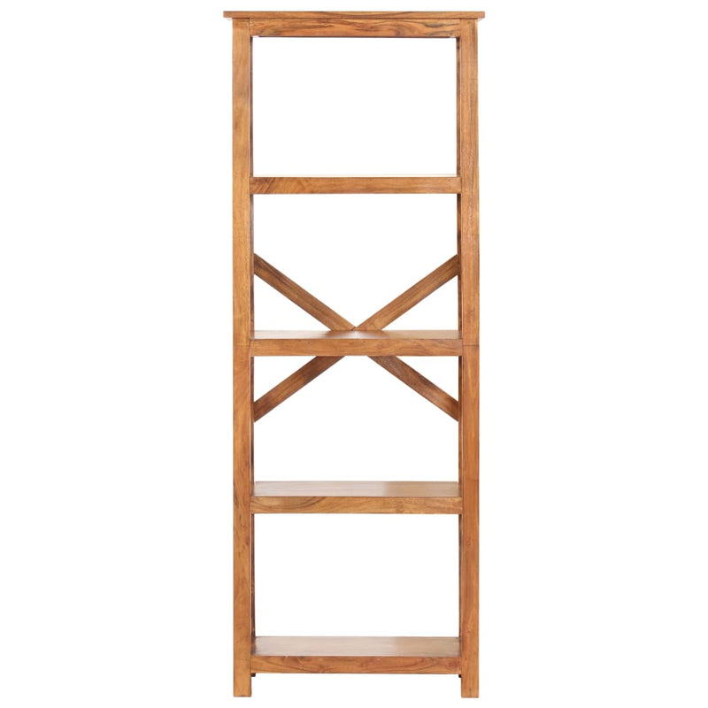 Boekenkast 60x30x160 cm acaciahout met honingafwerking