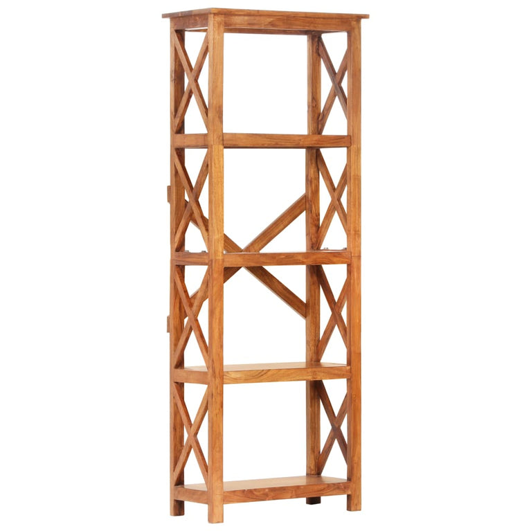 Boekenkast 60x30x160 cm acaciahout met honingafwerking