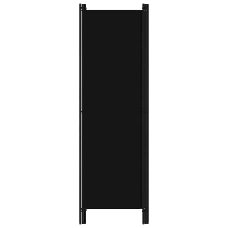 Kamerscherm met 3 panelen 150x180 cm zwart