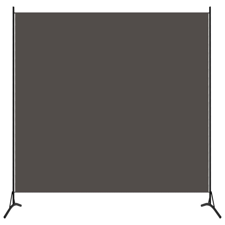 Kamerscherm met 1 paneel 175x180 cm antraciet