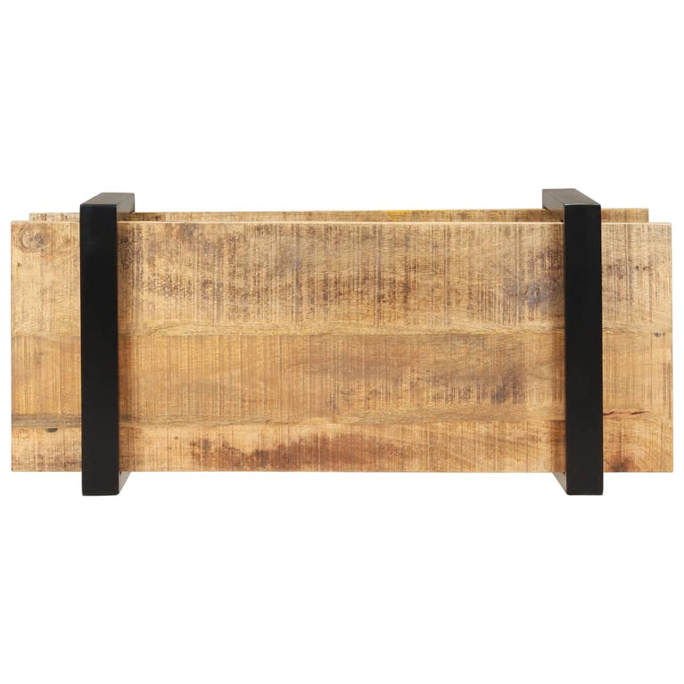Tv-meubel 90x40x40 cm ruw mangohout