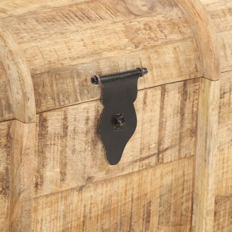 Opbergkisten 2 st massief mangohout