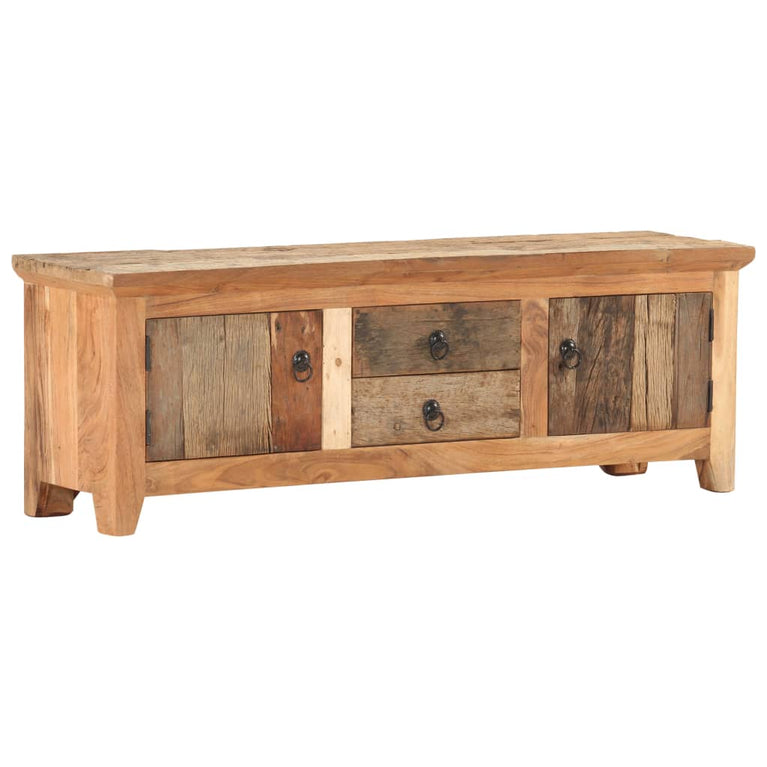 Tv-meubel 120x30x40 cm massief acaciahout en gerecycled hout