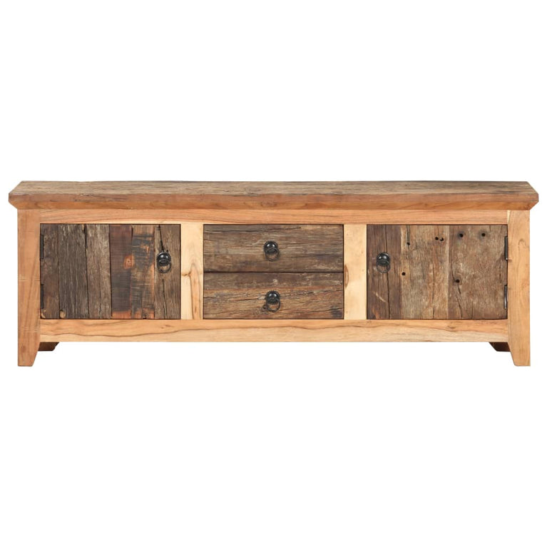 Tv-meubel 120x30x40 cm massief acaciahout en gerecycled hout