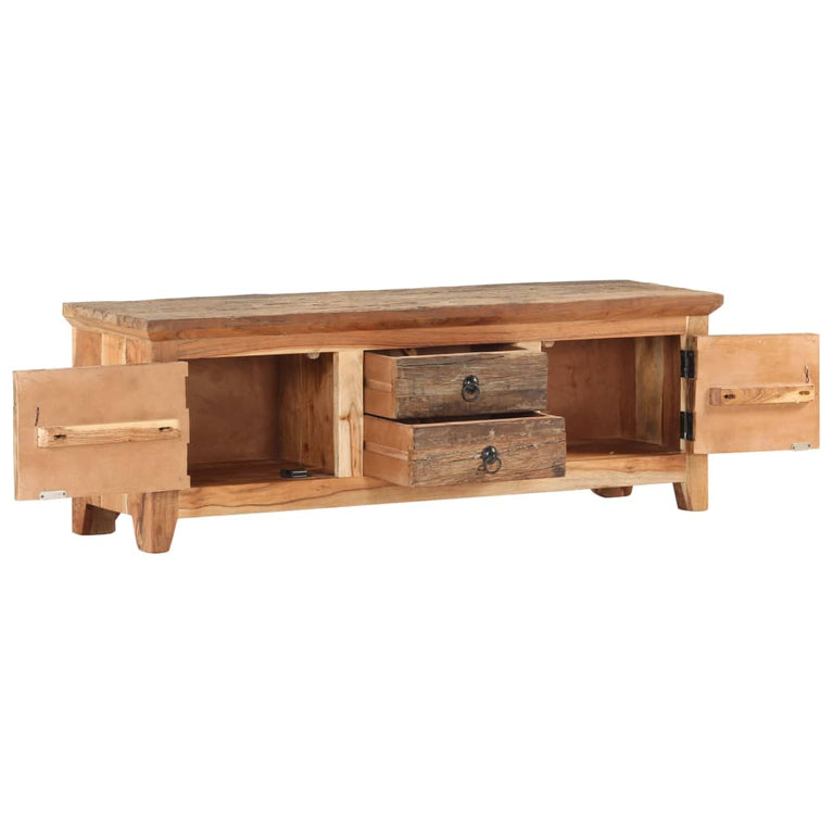 Tv-meubel 120x30x40 cm massief acaciahout en gerecycled hout