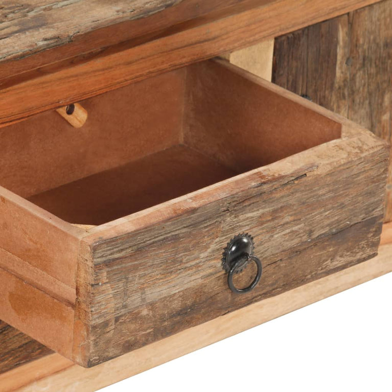 Tv-meubel 120x30x40 cm massief acaciahout en gerecycled hout