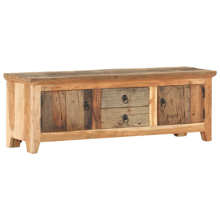 Tv-meubel 120x30x40 cm massief acaciahout en gerecycled hout