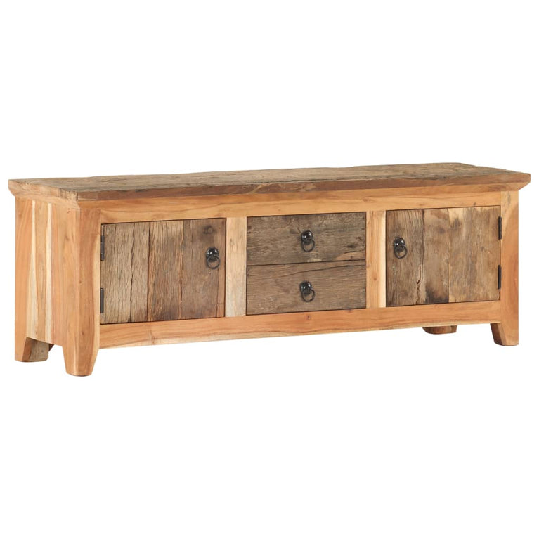 Tv-meubel 120x30x40 cm massief acaciahout en gerecycled hout