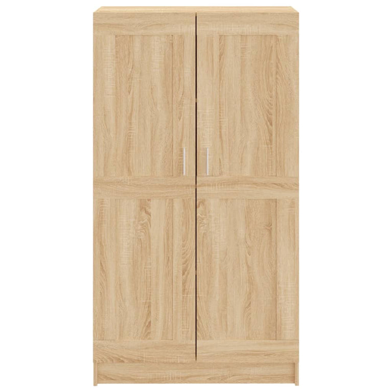 Boekenkast 82,5x30,5x150 cm bewerkt hout sonoma eikenkleurig