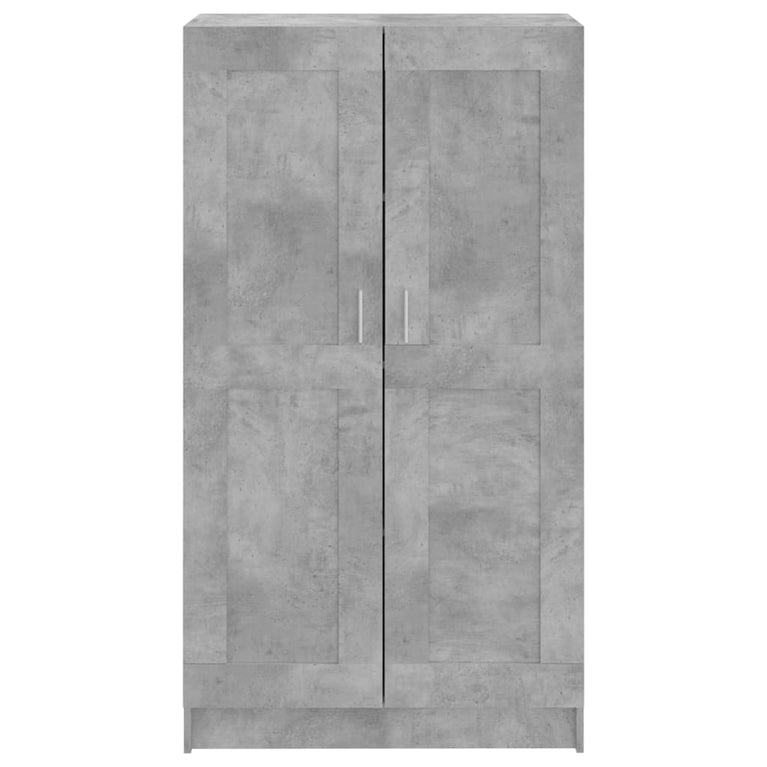 Boekenkast 82,5x30,5x150 cm spaanplaat betongrijs