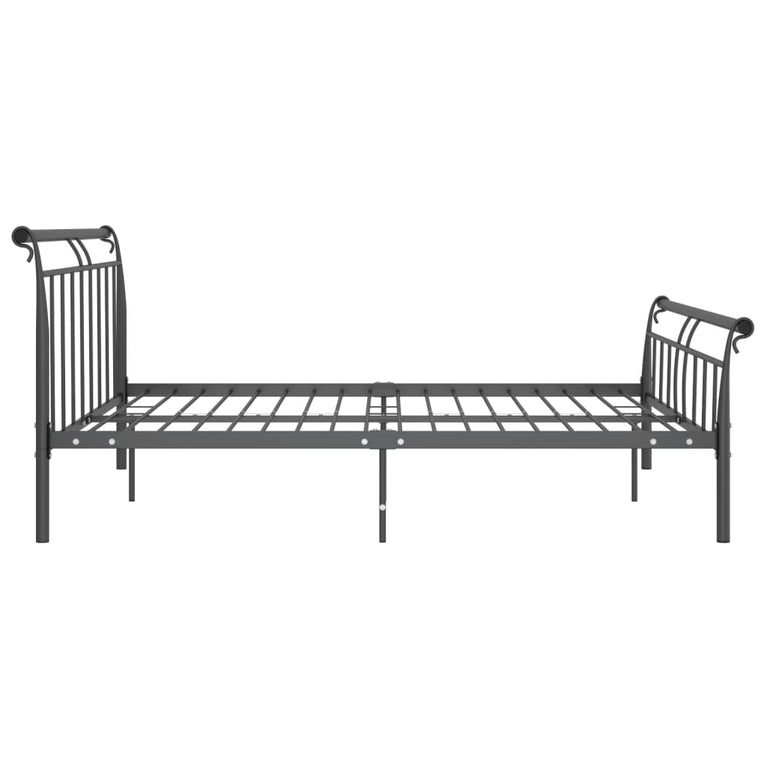 Bedframe metaal zwart 180x200 cm
