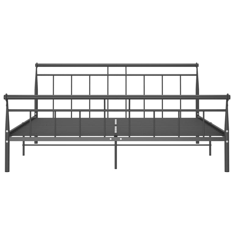 Bedframe metaal zwart 180x200 cm