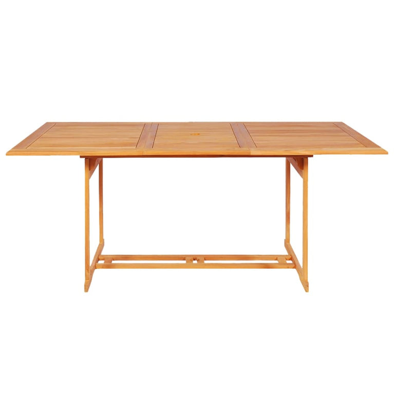 7-delige Tuinset massief teakhout