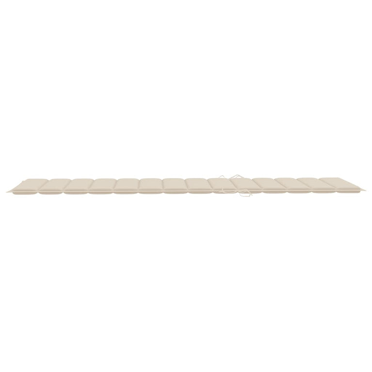 Ligbed met kussen massief acaciahout